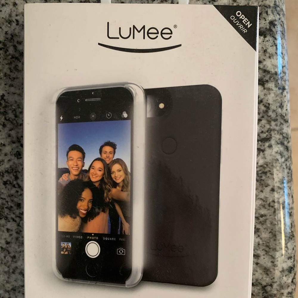 Black Lumee case for iPhone 6/7/8 plus